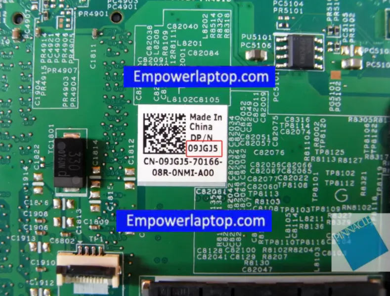Dell CN-09JGJ5 9JGJ5 Placa base Inspiron 14R M4010 48.4EK10.011
