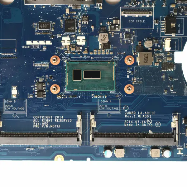 Placa base Dell Latitude E5550 ZAM80 LA-A911P Rev:1.0 I7-5600U