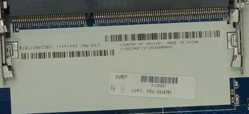Lenovo 04X4781 Thinkpad E540 NM-A161 AILE2 Placa base