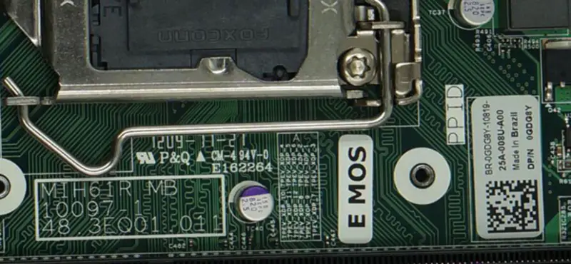 Placa base DELL 0GDG8Y GDG8Y Inspiron 620/260S/3010 MIH61R 48.3EQ01.011