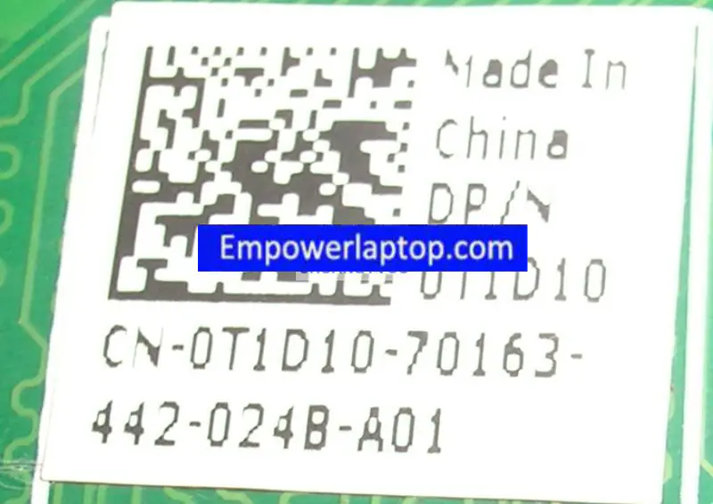 DELL Vostro V3800 V3900 T1D10 0T1D10 CN-0T1D10 MIH81RGreat 13040-M Placa base