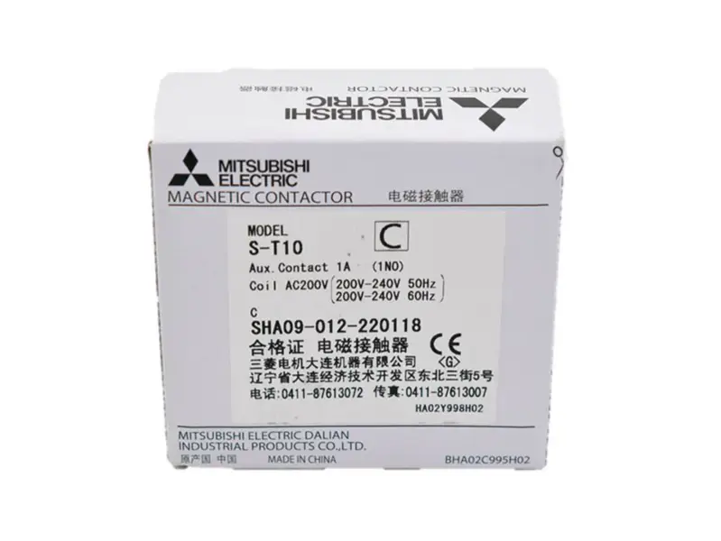 en sotck S-T10 220VAC Mitsubishi 3P 200 a 220 VAC Contactor Magnético