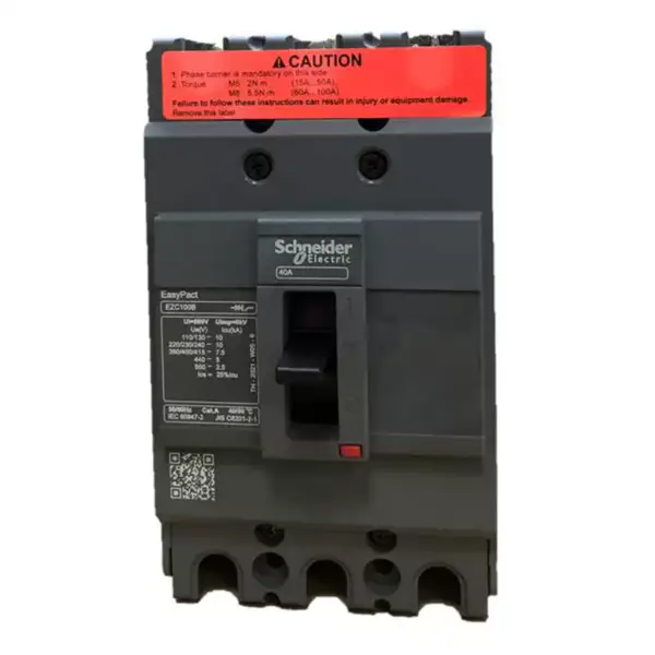Schneider Interruptor automático de caja moldeada tripolar Easypact EZC100B 3P40A