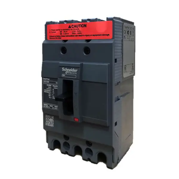 Disyuntor tripolar de caja moldeada Easypact EZC100B 3P50A