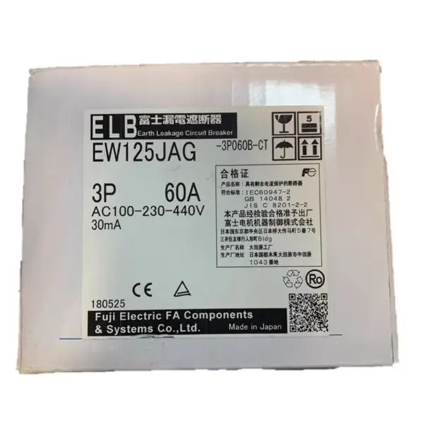 Disyuntor Fuji EW125JAG 3P 60A 15~125A