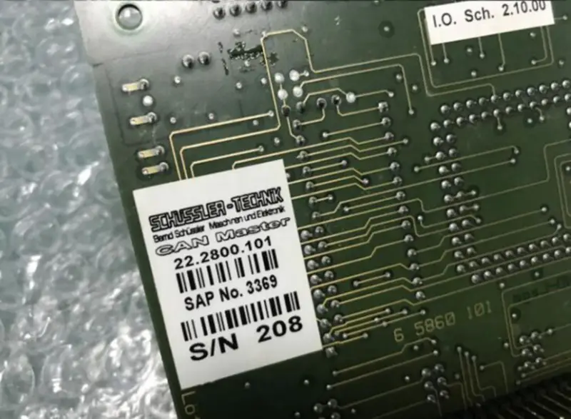 SCHUSSLER TECHNIK 5860 101 22.2800.101CNA MASTER placa base industrial