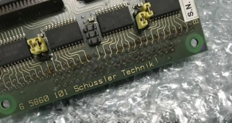 SCHUSSLER TECHNIK 5860 101 22.2800.101CNA MASTER placa base industrial