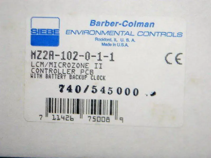 Barbero Colman MZ2A-102-0-1-1