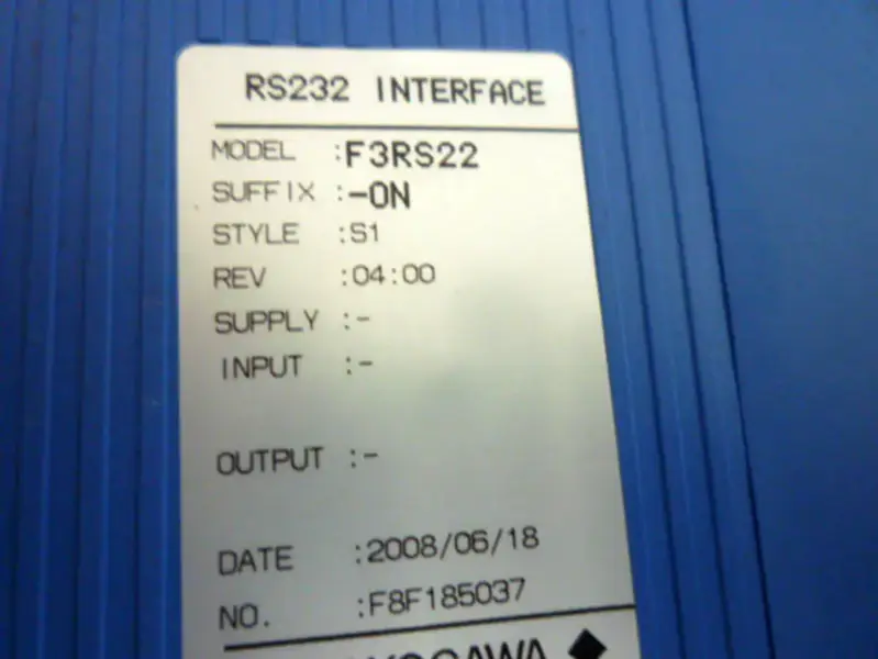 PLC Yokogawa F3RS22-0N