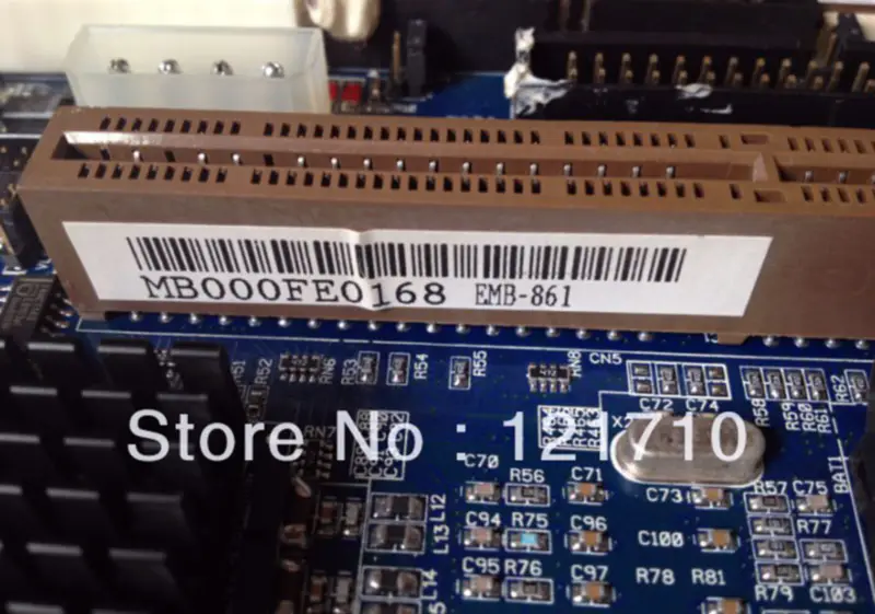 placa pequeña EMB-861 EMB-861B con CPU VIA C3 667A MHZ placa base industrial