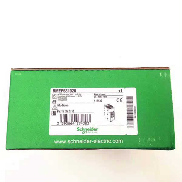 PLC Para Schneider Modicon M580 Procesador Nivel 1 Para DIOs Módulo CPU BMEP581020