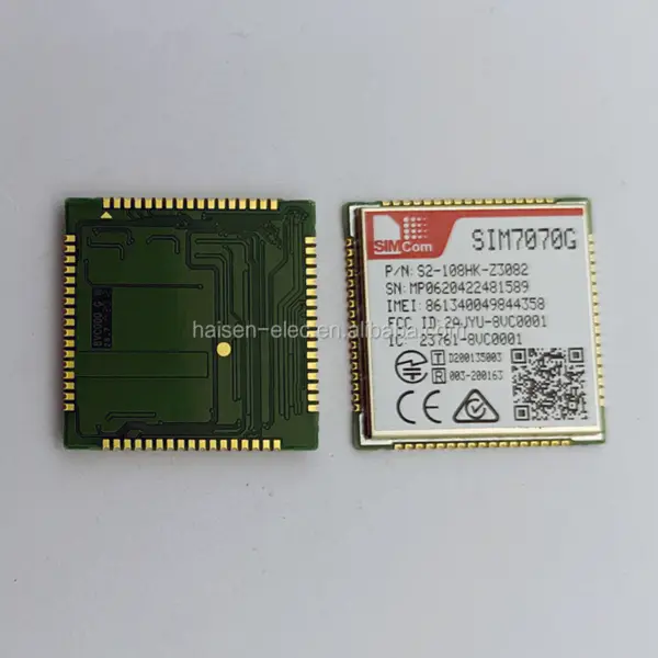 SIMCOM LPWA GPRS Módulo SIM7070 SIM7070G Aplicaciones M2Msoporta modos de comunicación inalámbrica