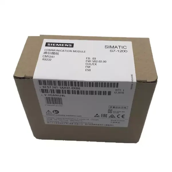 Siemens S7-200 PLC 6ES7 241-1AH32-0XB0 S7-1200 Módulo de comunicación CM 1241 RS232