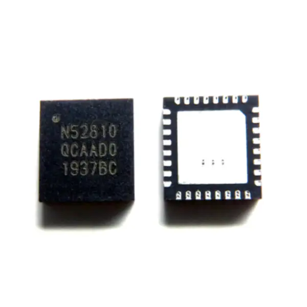 chip RF BLE5.0 de baja potencia NRF52810-QCAA-T NRF52810-QCAA-R NRF52810-QCAA-R7 IC RF TXRX+MCU BT 32WFQFN
