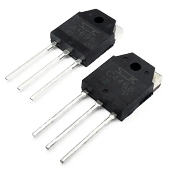 Audio Power Pipes Componente Electrónico IC Chip A1695 C4468 2SA1695 2SC4468 TRANS PNP 140V 10A TO3P