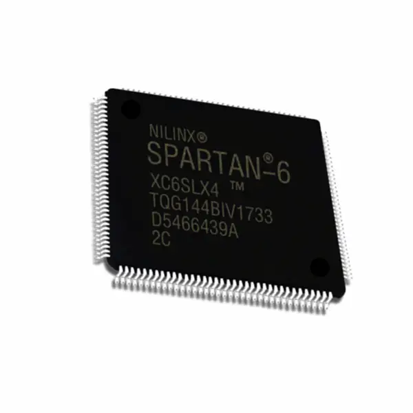 Lógica programable IC Chips XC6SLX4-2TQG144C XC6SLX4-2TQG144I IC FPGA 102 I/O 144TQFP