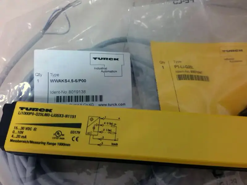 Interruptor de proximidad IFM Turck Interruptor de proximidad con sensor ifm Bi50U-Q80-AN6X2-H1141 Bi50UQ80AN6X2H1141