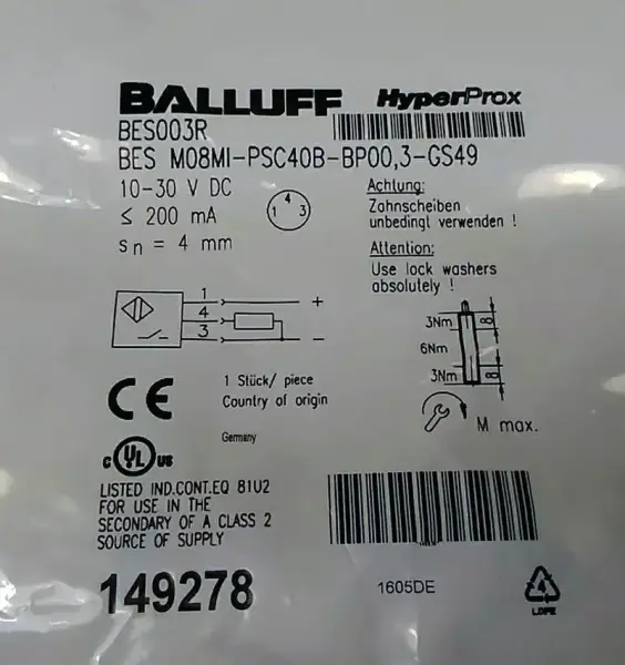Sensor Balluff BES003R