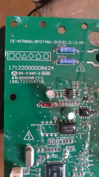 Media CE-KFR80W BP2T4N1-310.B.D.13.MP1 17122000008624 Placa base