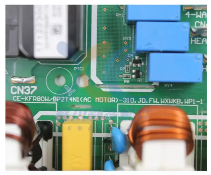 Tarjeta de control del aire acondicionado CE-KFR80W/BP2T4N1(AC MOTOR0)-310.JD.FW.WXWKB.WP1-1 PCB 17122300001076