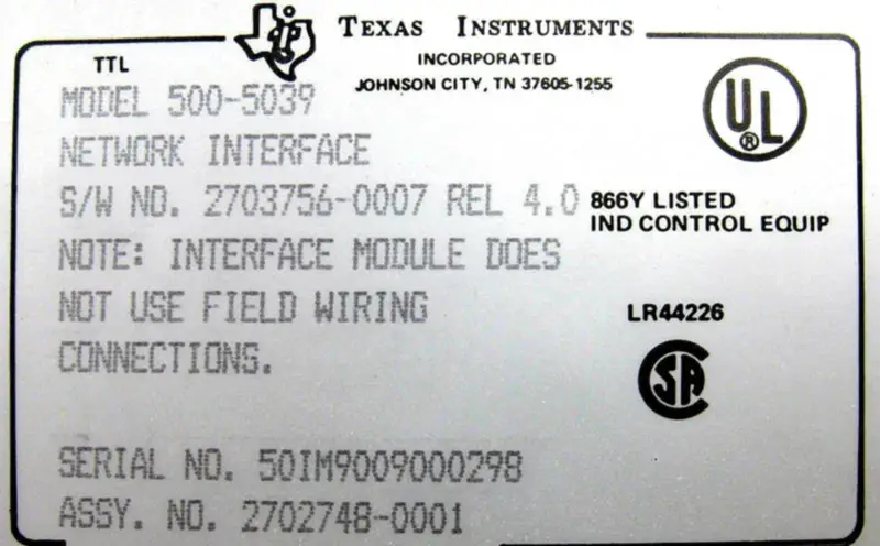 INSTRUMENTOS TEXAS 500-5039