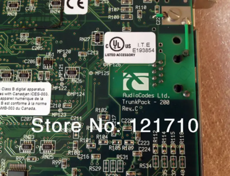 Audiocodes AudioCodes TrunkPack-200 REV.C TXB-22 REV.A placa base industrial