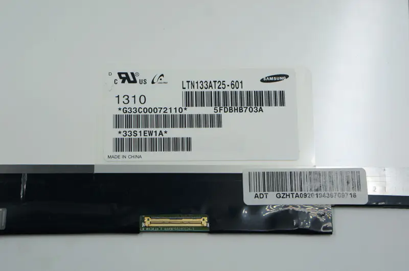 13.3 pulgadas LCD LTN133AT25 LTN133AT25-501 601 LTN133AT25-T01 para Toshiba R700 Z835 Z830 Z930 Z935 Pantalla LED LCD