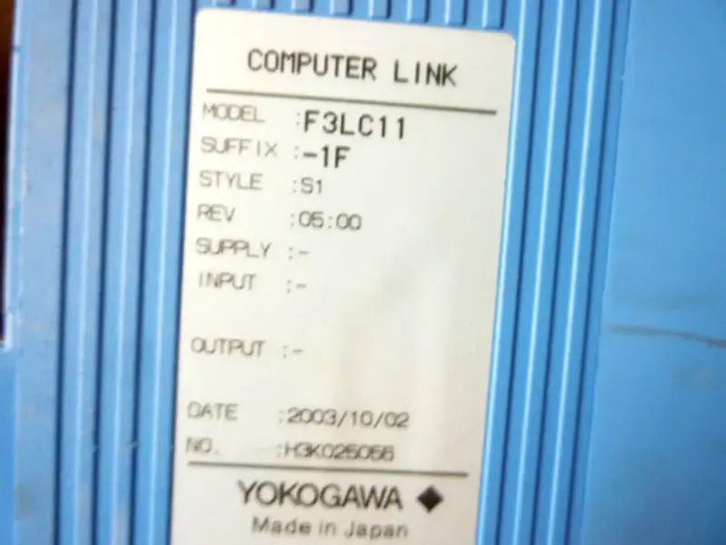 PLC Yokogawa F3LC11-1F