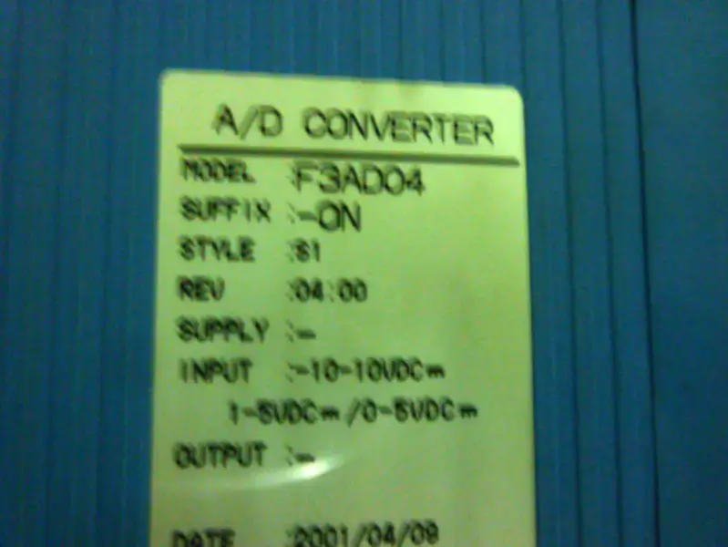 PLC Yokogawa F3AD04-0N