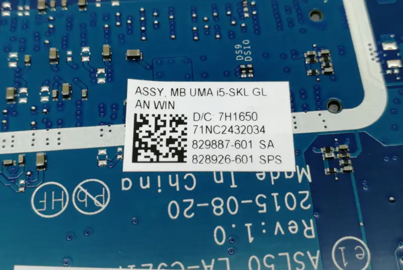 Placa base HP 858583-001 858583-501 858583-601 LA-D703P