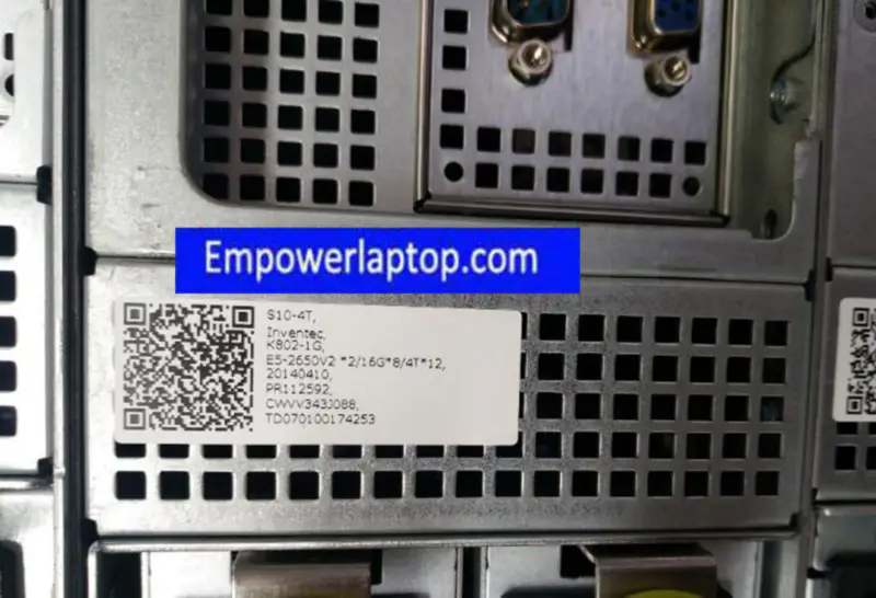 Inventec K802-1G Placa base de servidor 1395T2618102 E5-2650V2