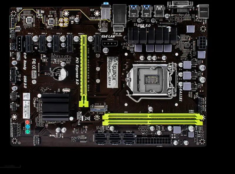 Placa base SUPOX B250A-BTC