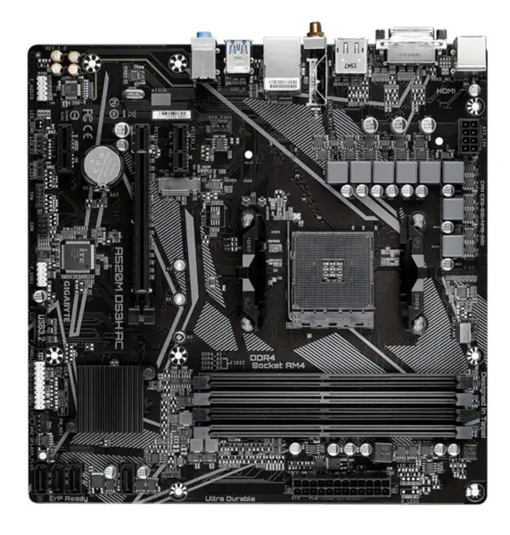 GIGABYTE GA A520M DS3H AC placa base Socket AM4