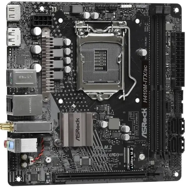 ASRock H410M-ITX/ac Placa base LGA1200 DDR4