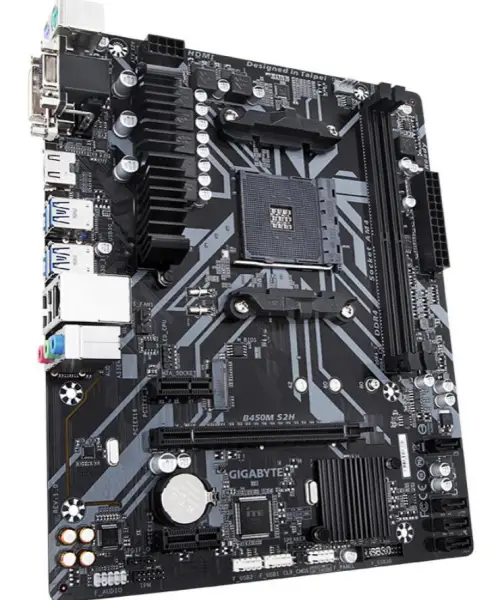 Placa base GIGABYTE B450M S2H socket AM4
