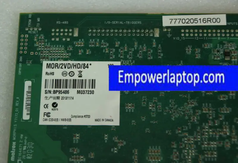 Tarjeta de captura Matrox MOR/2VD/HD/84 Y7173_01