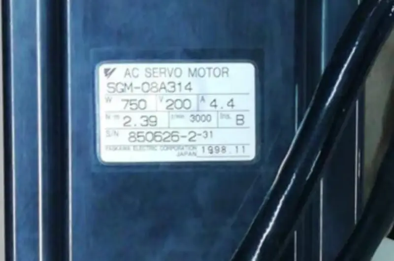 SGM-08A314 Servomotor de CA SGM08A314