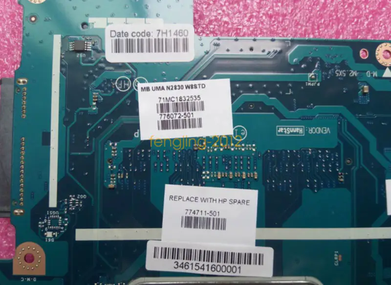Placa base HP 774711-501