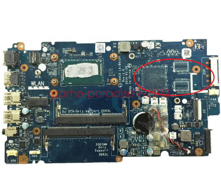 Placa base Dell LA-B012P