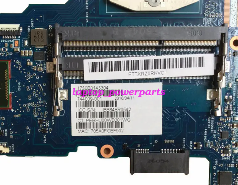 HP 744009-001 744009-001 744009-501 744009-601 Placa base ATX