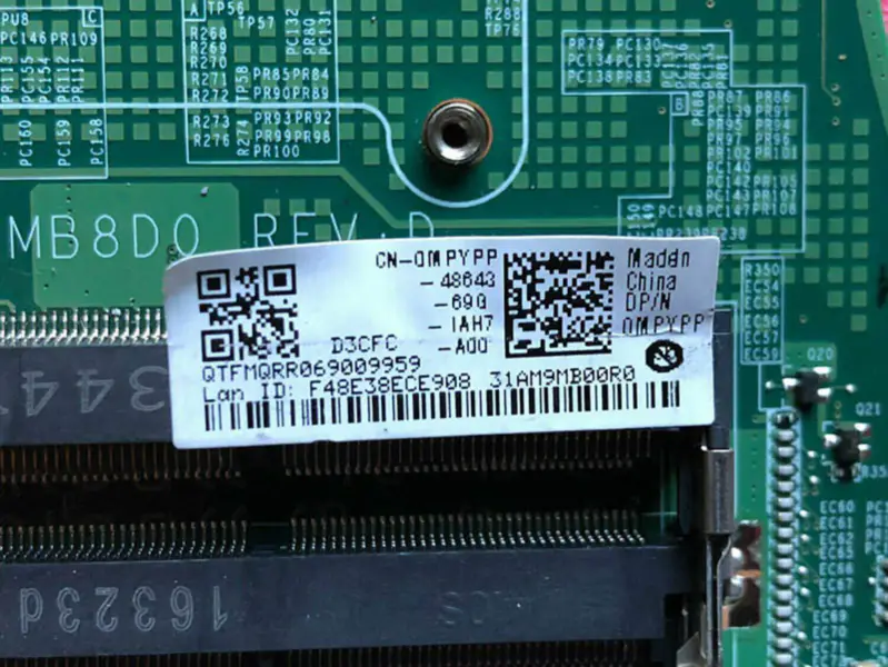 Placa base Dell MPYPP
