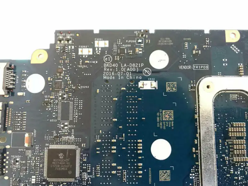 Placa base Dell LA-D821P
