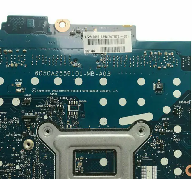 Placa base HP 747072-601