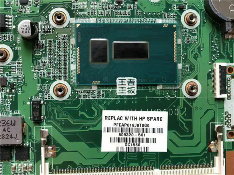 Placa base HP 809320-501