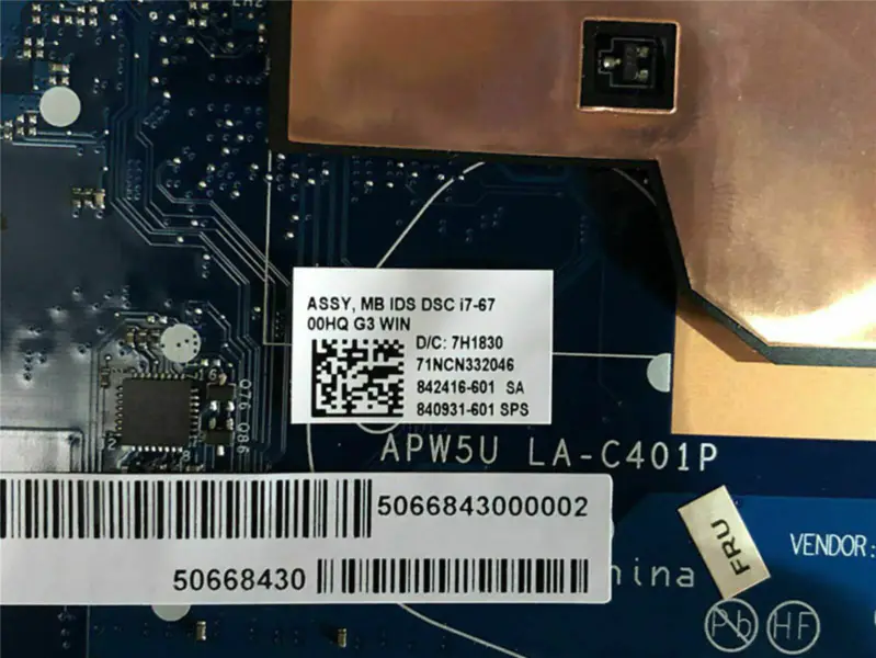 Placa base HP 840931-601