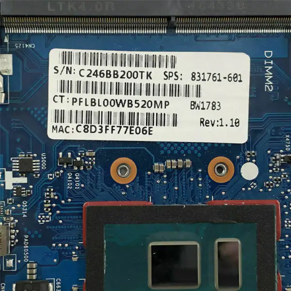 Placa base HP 831761-001