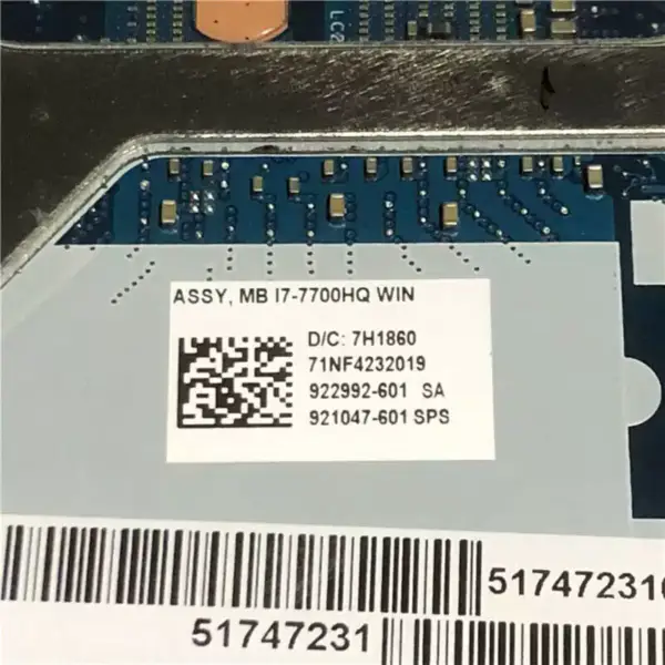 Placa base HP 921047-601
