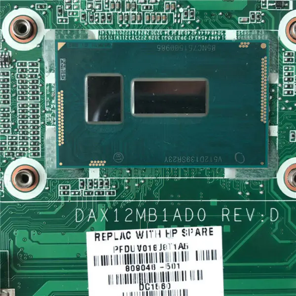 Placa base HP DAX12MB1AD0809046-501