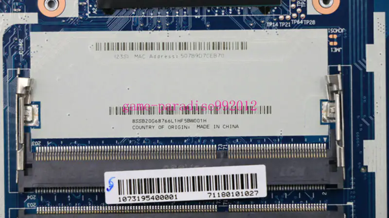 Placa base Lenovo 00HT660