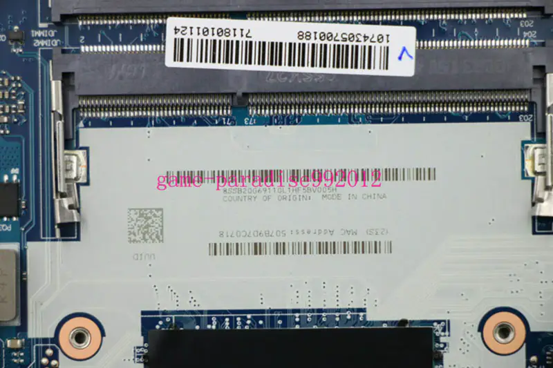 Placa base Lenovo 00HT586